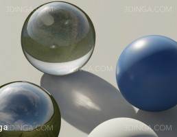 تکسچر HDRI آسمان در بعد از ظهر ابری