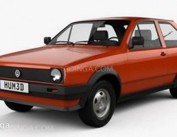 ماشین فلوکس واگن مدل Polo coupe سال 1990