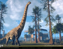 دایناسور Brachiosaurus altithorax