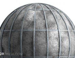تکسچر دیوار خاکستری با قاب چوبی