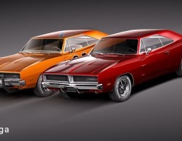 ماشین Dodge Charger مدل  General Lee سال 1969
