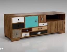 میز تلویزیون چوبی