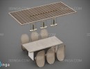 ست میز و صندلی ناهار خوری