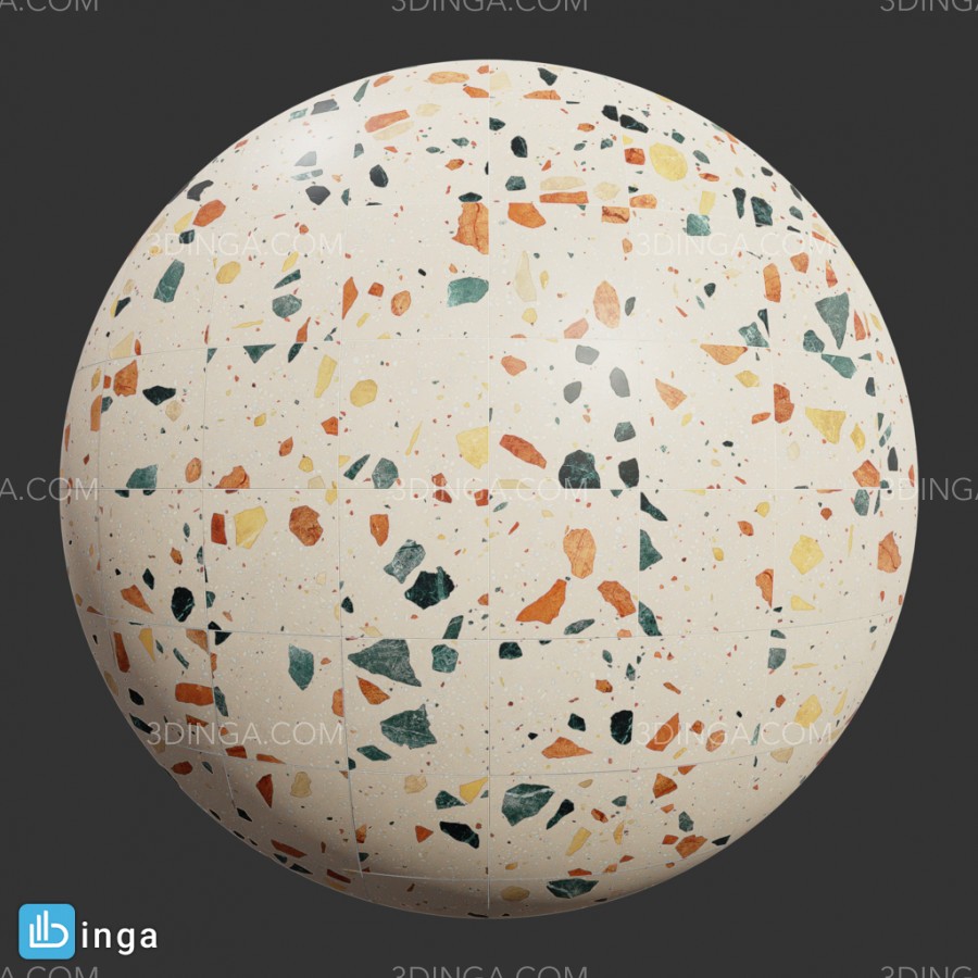 تکسچر موزاییک سیمانی مرمر نما