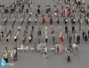 کالکشن مدل سه بعدی جمعیت مردم