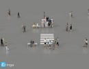 کالکشن مدل سه بعدی جمعیت مردم