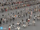کالکشن مدل سه بعدی جمعیت مردم
