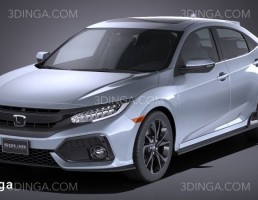 ماشین هوندا مدل  Civic Hatchback سال 2017