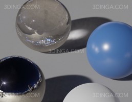 تکسچر HDRI آسمان صاف در شب