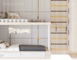 تخت خواب دوطبقه کودک