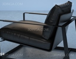 صندلی راحتی چرمی