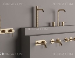 ست دوش + شیر آب حمام