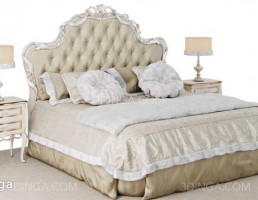 تخت خواب دونفره کلاسیک