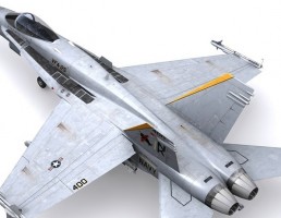 مدل جنگنده F18 نيرو دريايي