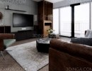 صحنه داخلی اتاق نشیمن + آشپزخانه برای اسکچاپ