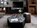 صحنه داخلی اتاق نشیمن + آشپزخانه برای اسکچاپ