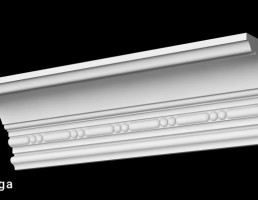 قرنیزهای طرح دار گچی