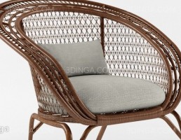 صندلی راحتی چوبی