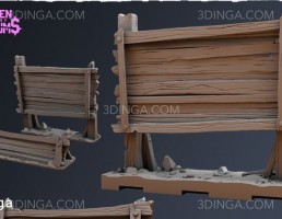 مجموعه سازه چوبی برای چاپ سه بعدی