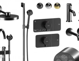 دوش + شیر آب حمام