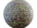 تکسچر کاشی چوبی سقف با خزه