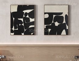 تابلو + میز کنارتختی