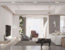 صحنه داخلی اتاق نشیمن سبک مدرن