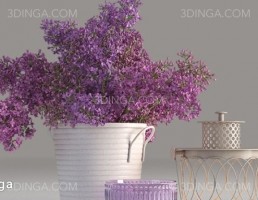 ست تزیینی با گل یاس