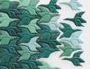 متریال کاشی طرح پرنده