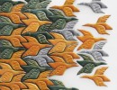 متریال کاشی طرح پرنده