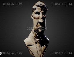 مجسمه نیم تنه لرد پندلتون