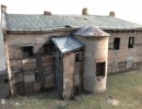 نمای بیرونی ساختمان چوبی