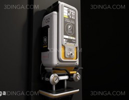 مدل سه بعدی Oxygen Dispenser
