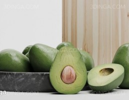 ظرف اووکادو + تخته برش
