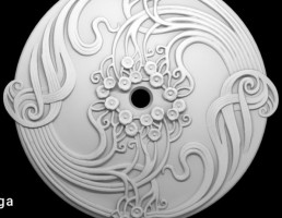 گچبری سقفی کلاسیک