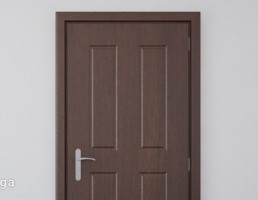 درب چوبی