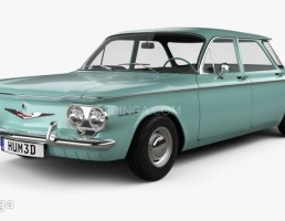 ماشین شورلت مدل Corvair sedan سال 1960