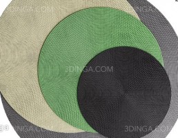 فرش گرد مدرن