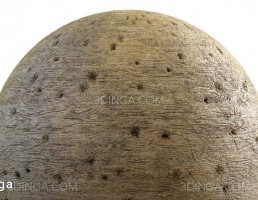 تکسچر چوب خراشیده با جای سوراخ گلوله