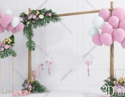 صحنه داخلی دکوراسیون تزئینی عروسی , تولد