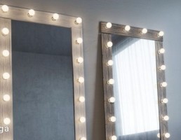 آینه چراغ دار مدرن