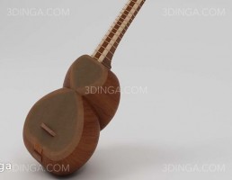 دانلود آبجکت تری دی مکس ساز موسیقی تار