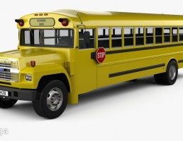 اتوبوس مدرسه فورد مدل B-700 سال 1984