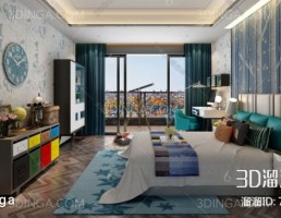 اتاق کودک سبک مدیترانه