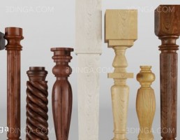 پایه چوبی کلاسیک