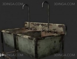 سینک ظرفشویی قدیمی