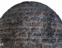 تکسچر دیوار آجری آسیب دیده